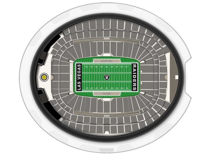 Buy Raiders PSLs in section 201, row 9, seats 15-16